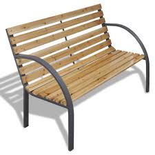 This bench is constructed of red cedar that was cut, sawn on a timberking band saw mill, and cured from our farm. Vidaxl Iron Frame Garden Bench With Wood Slats Walmart Com Walmart Com