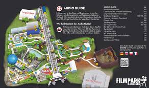 Wir zeigen die spannende geschichte und den aufstieg zum gefragten drehort. Parkmaps Parkplan Plattegrond Filmpark Babelsberg Freizeitpark Welt De
