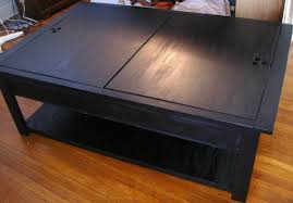 The table will include a lift mechanism that allows the layout to be raised so that it appears to be sitting on top of the coffee table. Coffee Table Lego Storage Off 64