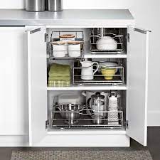 Simplehuman 9 Inch Pull Out Cabinet Organizer Ikea Kitchen Organization Cabinet Organization Kitchen Storage