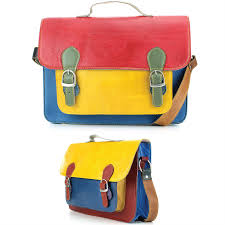 Sac Sacoche Bandouliere Cuir Sac A Main Messager Bandouliere Colore Ecole Femme Ebay