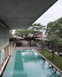Ih Residence In Bandung Indonesia By Andra Matin Yellowtrace Concrete Architecture Architecture Dutch Colonial Homes