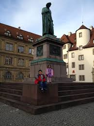 Down Town Stuttgart Time In Germany Towns Statue Of Liberty