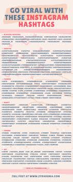 50 Popular Instagram Hashtags To Get Likes Business Hashtags Instagram Hashtags Instagram Business