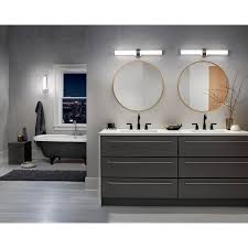 This is a huge plus. Indeco 27 Led Linear Vanity Light In Polished Nickel Kichler Lighting