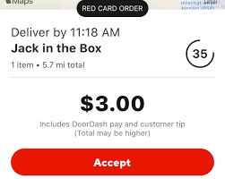 The payment will begin processing every sunday night (0800 utc). 6 Miles Red Card Order 3 Tip Includes Who On Earth Is Accepting These Orders Doordash