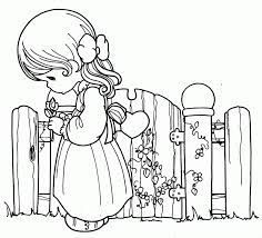 By coloring the free coloring pages, find your favorite precious moments !. Precious Moments Praying Coloring Pages Coloring Home