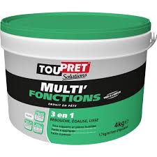Enduit Multifonction Toupret Multi Fonctions 4 Kg En Pate Pour Mur Et Plafond En 2020 Enduit Toile De Verre Et Multifonction