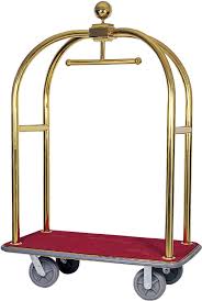 This sturdy garment rack is made from steel and goes from room to room on smooth rolling swivel casters that easily lock in place. Luggage Trolley And Clothes Rack Pv2001 Forcar
