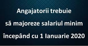 Guvernul reexaminează cuantumul minim garantat al salariului în sectorul real în funcție de creșterea sumară anuală a indicelui prețurilor de consum și a ratei de creștere a productivității muncii la nivel național. Majorare Salariu Minim 2020 De La 1 Ianuarie Theexperts Ro
