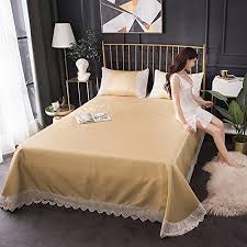 Wsp 696 Lace Summer Mat Pure Color Collapsible Three Piece Summer Sleeping Mat Cool Pad Mattress Topper Air Conditi Mattress Topper Sleeping Mat Best Mattress