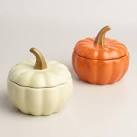 Ceramic Pumpkins, Set of Kirklands