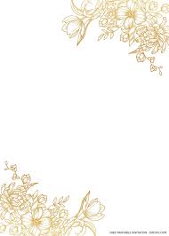 Want to create your wedding invitation yourself? Free Printable Gold Wedding Invitation Templates Wedding Invitations Printable Templates Wedding Invitation Background Wedding Invitation Templates