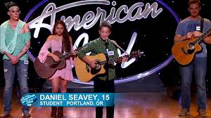 We're done talking about how young daniel is, or how innocent he looks, because this little engine that could (sorry) has music bonafides. Idol Auditions Daniel Seavey San Francisco American Idol Xiv Youtube