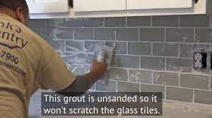 How to install a ceramic subway tile backsplash around a window. How To Install A Glass Subway Tile Backsplash In New Jersey Youtube
