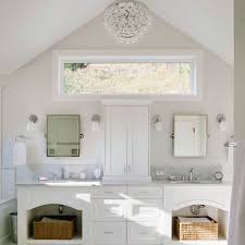 Bathroom Window Above Vanity Adds More Natural Light Must Do Our Lights Give Off To Much Heat White Marble Bathrooms Marble Bathroom Designs Bathroom Design