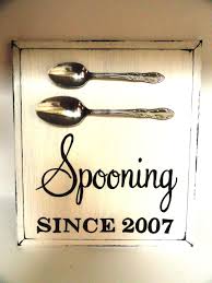 Spooning Sign Spooning Since Year By Mysweetsouthernsigns On Etsy 35 00 Couple Crafts Painted Spoons Couple Gifts