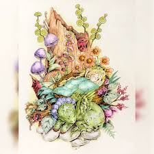 Free shipping free shipping free shipping. Sweet Dreams Are Made Of These From Vintage Classic Coloring Book By Tatiana Bogema Stolova Used Vintage Coloring Books Vintage Coloring Pages Whimsical Art