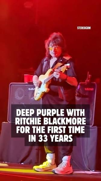 Tonight Ritchie Blackmore performed with Deep Purple, the legendary hard  rock band he co-founded, for the first time since 1993. The guitarist  announced the planned reunion on Instagram on Tuesday, ...