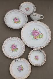 Maybe you would like to learn more about one of these? 40s 50s Vintage American Home Dinnerware Dishes Set Carmen Cottage Floral China