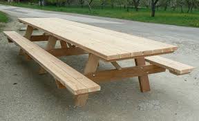 Construire Une Table De Jardin En Bois Table De Jardin Bois Table De Jardin Table Picnic Bois