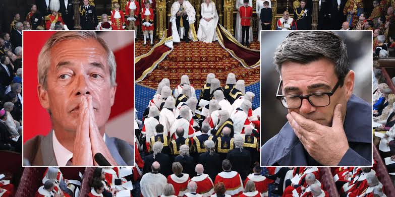 Andy Burnham told he MUST appoint Reform UK peers to House of Lords as  Labour crams in 'cronies'
