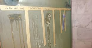 Solved Soap Scum And Hard Water Stains The Manly Housekeeper Hard Water Stains Glass Shower Doors Soap Scum