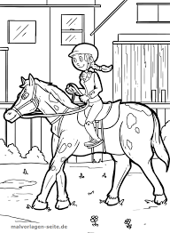 Kleurplaten van paarden op kids n fun vind je altijd de leukste kleurplaten het eerst. Geweldige Kleurplaat Paardrijden Sport Gratis Kleurplaten