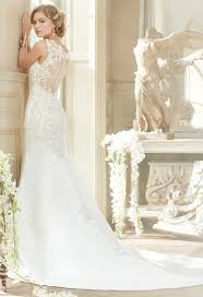 Lace Illusion Back Satin Trumpet Wedding Dress Wedding Dresses Dresses Bridesmaid Dresses Strapless