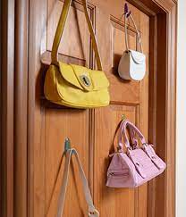 This pair of car hooks. Purse Organization