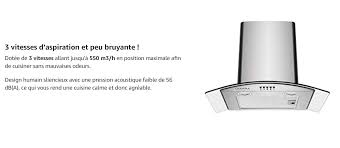 Ciarra Hotte Aspirante 60cm 550m3 H 56db Eclairage Led 3 Vitesses Extra Recyclage Inox Hotte Decorative Cuisine Murale Achat Vente Hotte Cdiscount