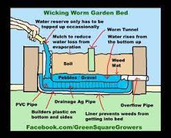 A wicking bed is a raised garden bed built over a water reservoir of the same size, allowing the plants in the bed to absorb water at a natural rate, even if the surrounding soil is dry. An Even Better Way To Build Wicking Garden Beds A Cracker Of An Idea Vegetable Garden Raised Beds Wicking Garden Bed Garden Beds