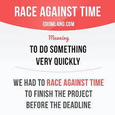 Race Against Time English Com Imagens Idioma Ingles Aprender Ingles Vocabulario Ingles