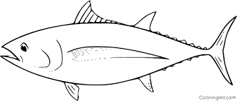 Unique tuna fish coloring page file free vector art library. Tuna Coloring Pages Coloringall