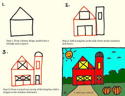 See more ideas about old barns, draw, abandoned houses. How To Draw A Red Barn Art For Kids