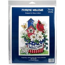 We did not find results for: Imaginating Counted Cross Stitch Kit 7 5 X10 Patriotic Welcome 14 Count Target