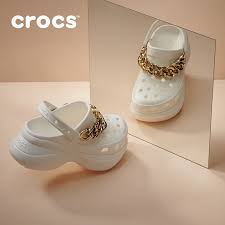Mermaid iridescent faux croc print high heel pumps l 8/9 halloween costumetop rated seller. Crocs Star With The Same Hole Shoes High Heels Beach Shoes Shopee Philippines