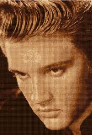 Where can i purchase elvis presley graphs or patterns for counted cross stitch. Elvis Presley Portrait Cross Stitch Pattern Pdf New Easy Etsy Portrait Cross Stitch Cross Stitch Music Cross Stitch Collection