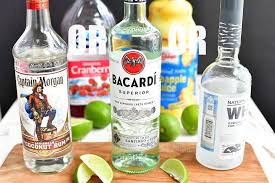 Coconut rum punch with sugar e and glitter. Bay Breeze Recipe Easy Tropical Cocktail With 3 Ingredients