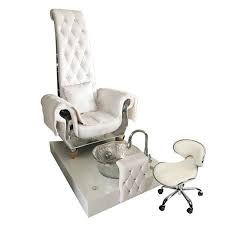 High Back Queen Throne Chair King Pedicure Station Used Nail Salon Sofa With Foot Basin Beauty Spa Equipment Ha Pedicure Station King Chair Spa Pedicure Chairs