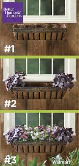 Better Homes And Gardens Outdoor Lattice Coco Window Box Planter Walmart Com Window Boxes Diy Window Box Flowers Window Planter Boxes