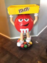 Rare Red M M Candy Character Store Display Over 3ft Tall M M Candy Store Display Candy Dispenser