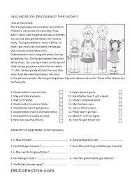 Members Of Family Family Worksheet Free Reading Comprehension Worksheets English Teaching Materials