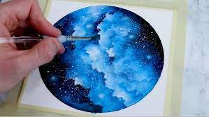 Paint A Simple Watercolour Galaxy