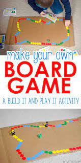 Diy Board Game Busy Toddler Board Games Diy Math Board Games Homemade Board Games
