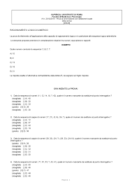 Test Anni Precedenti Triennale Per Ammissione Alla Sapienza Corso Psicologia Docsity