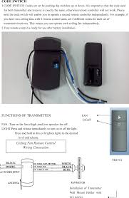 Locate the two power cables and power receptor with two of the junction box. Ce10317 Ceiling Fan Remote Controller Transmitter User Manual Chungear Industrial