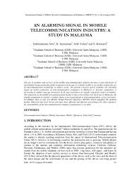 The development hec to produce renewable energy from palm industry\'s waste reduce ghg. Pdf An Alarming Signal In Mobile Telecommunication Industry A Study In Malaysia International Journal Of Mobile Network Communications Telematics Ijmnct And Shaian Kiumarsi Academia Edu