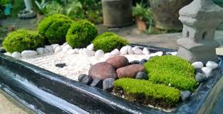 It is carefully arranged meditation place with rocks, water, or water features, sand, moss, trees and bushes. Kleine Garten Gestalten Miniatur Projekte Mit Viel Fantasie Japanischer Garten Anlegen Japanischer Garten Garten Anlegen
