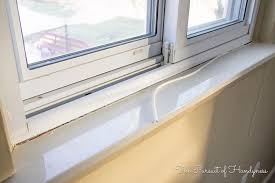 Diy Window Sill And Trim My Recent Project Marble Window Sill Window Sill Trim Diy Window